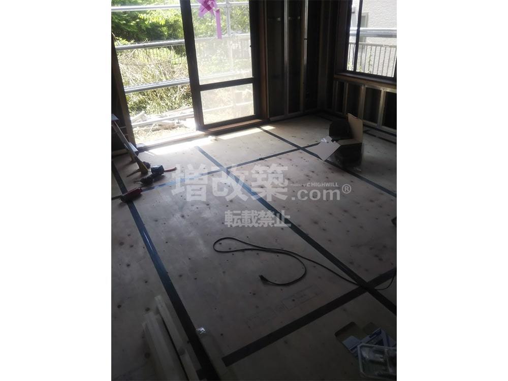 床断熱と気密処理