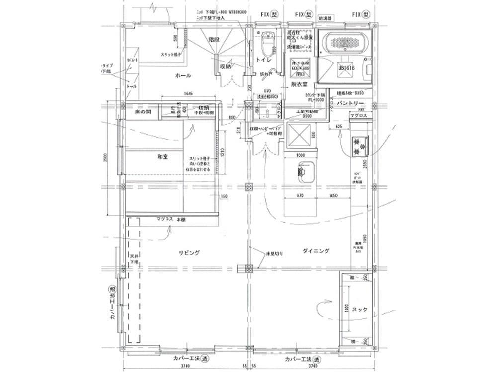 川崎市K様邸　新規平面図