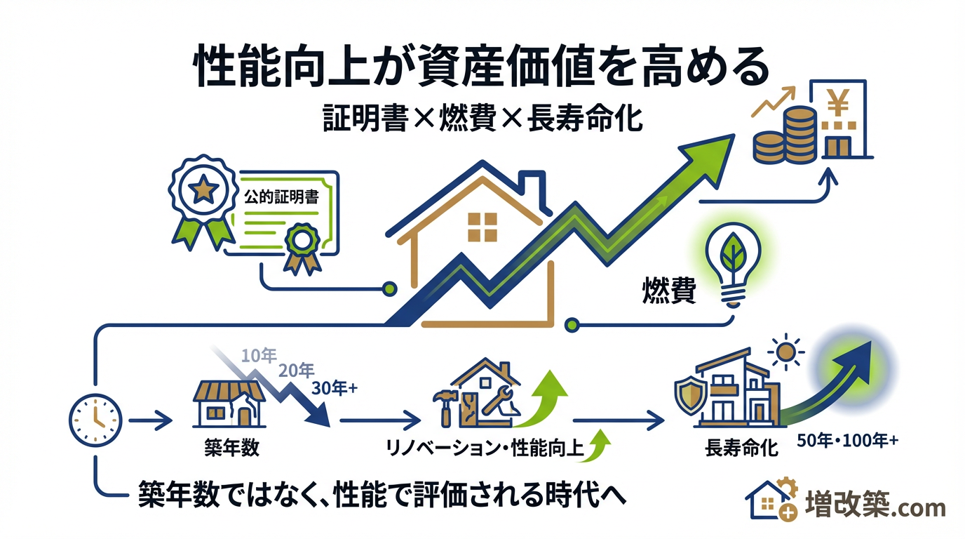 資産価値の真実】リフォームで家の価値は上がる？下がる？「消費」で終わる工事と「投資」になる工事の決定的違い -  戸建てフルリフォーム・フルリノベーションなら増改築.com®