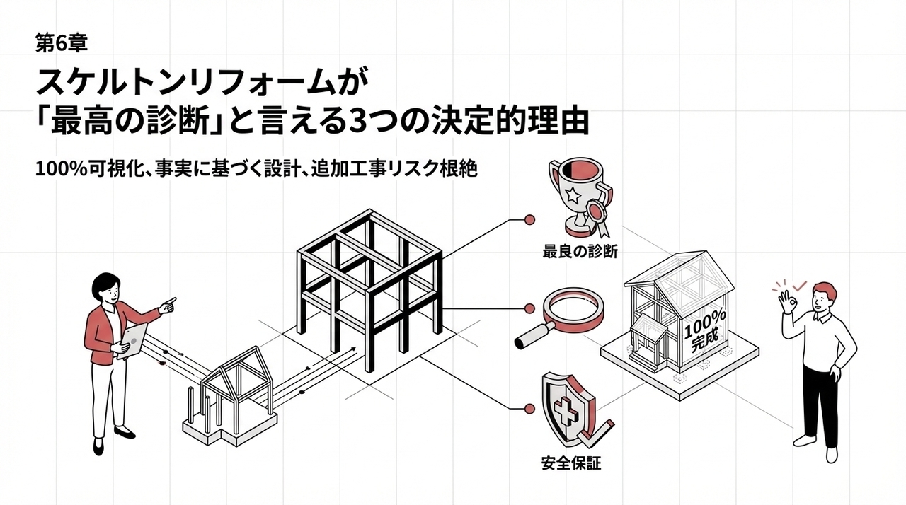 スケルトンリフォームが「最高の診断」