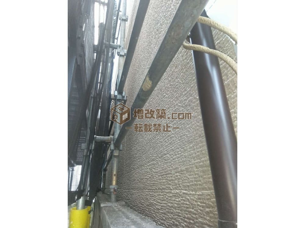 ハーフスケルトン　外壁工事