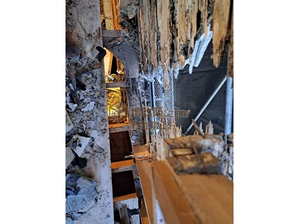 ハーフスケルトン　柱の腐食