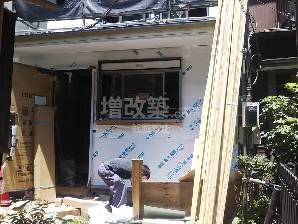 東京都荒川区　M様邸　外壁工事