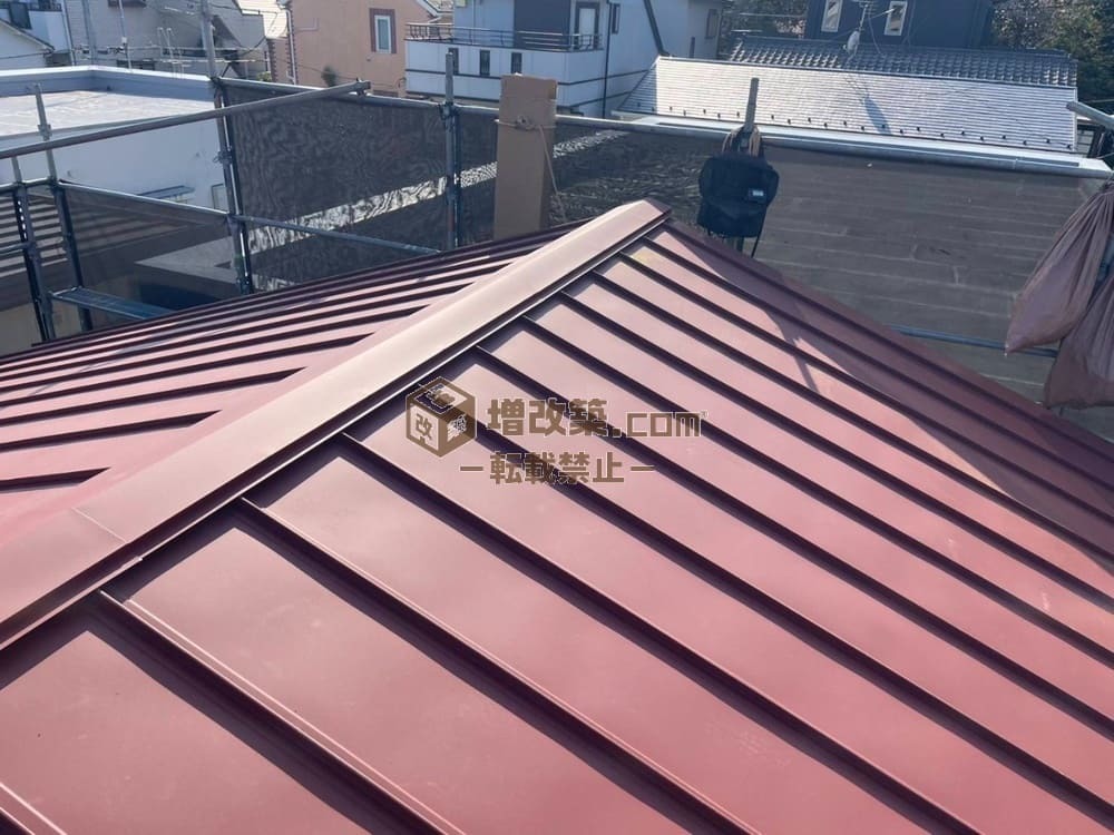 ハーフスケルトン　新規屋根