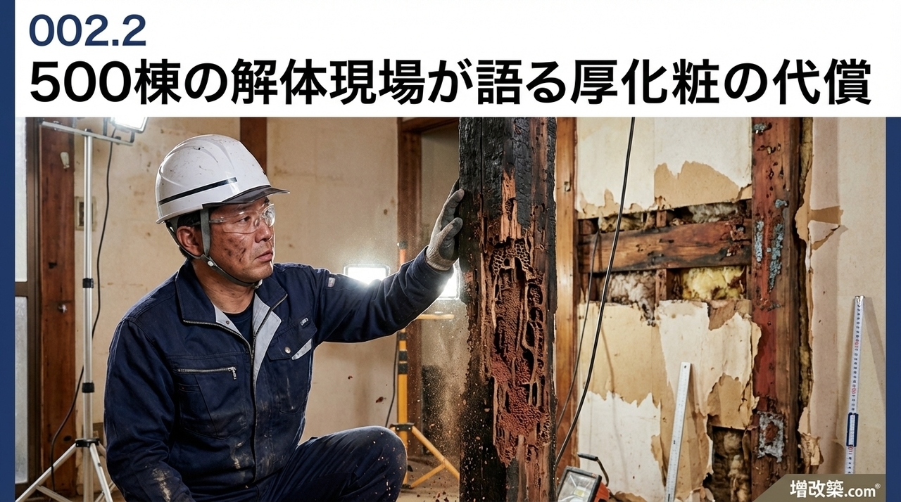 002.2 500棟の解体現場が語る「厚化粧の代償」