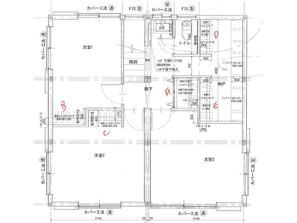 川崎市K様邸　新規平面図