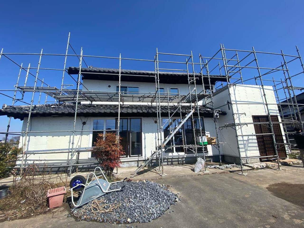 外張り断熱リフォーム工事