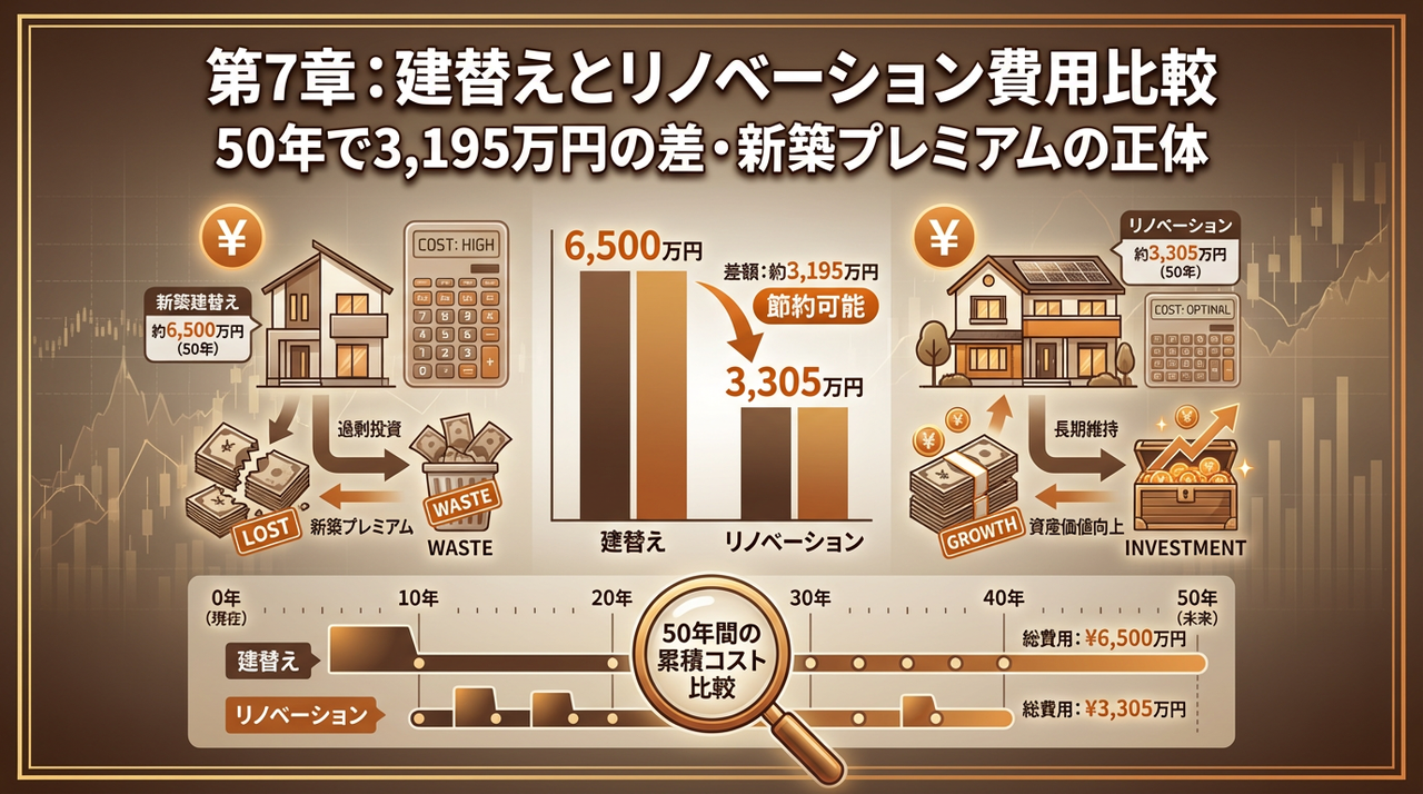 建て替えとリノベーションの費用比較