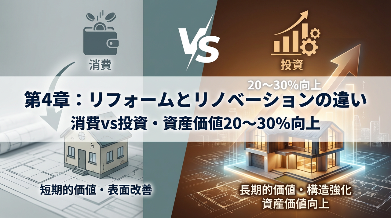 リフォームとリノベーションの違い