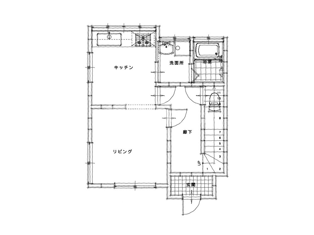 東京都中央区O様邸　既存図面