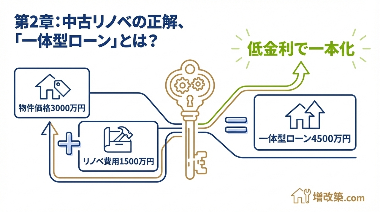  中古リノベの正解、「一体型ローン」とは？