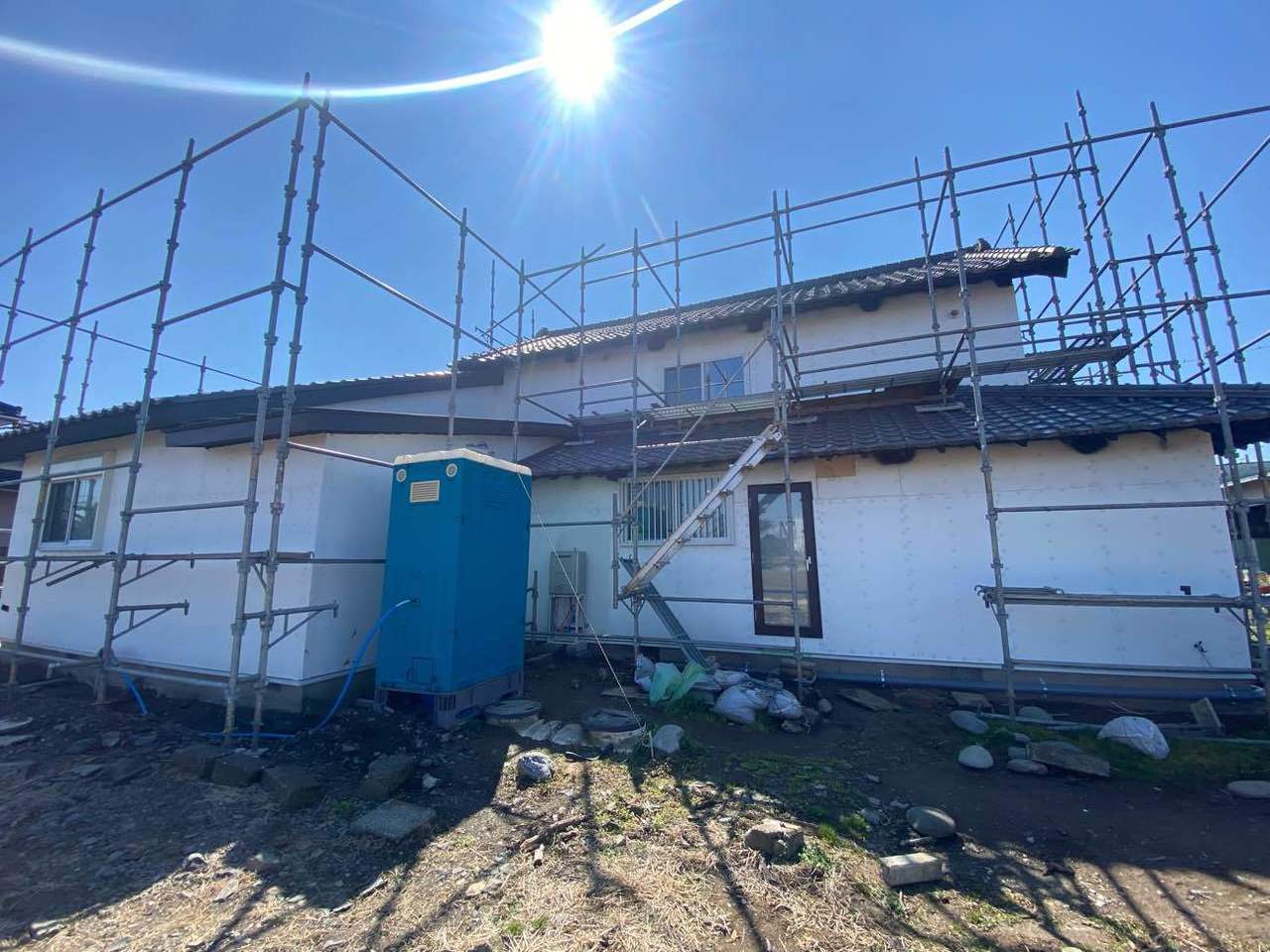 外張り断熱リフォーム工事