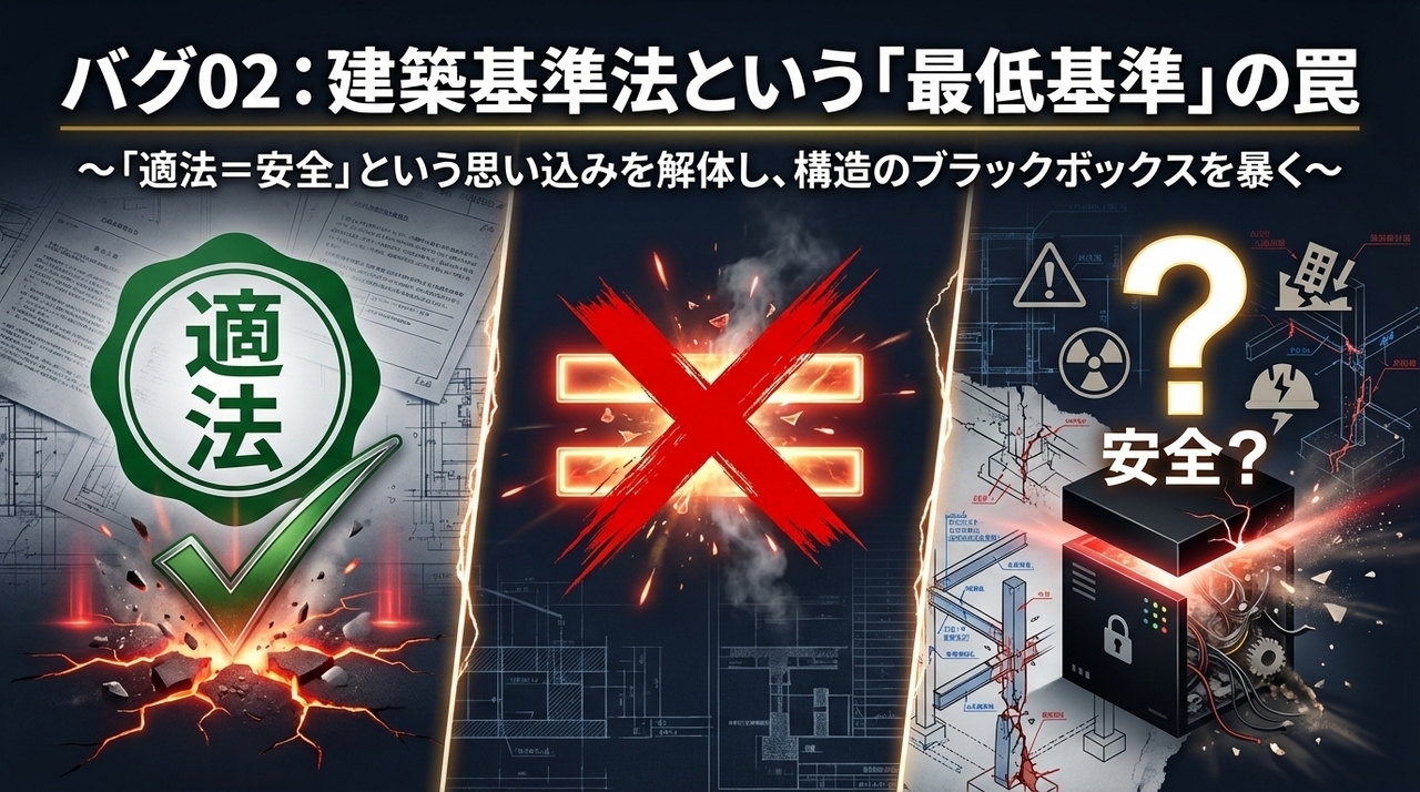 ch003：バグ02：建築基準法という「最低基準」の罠