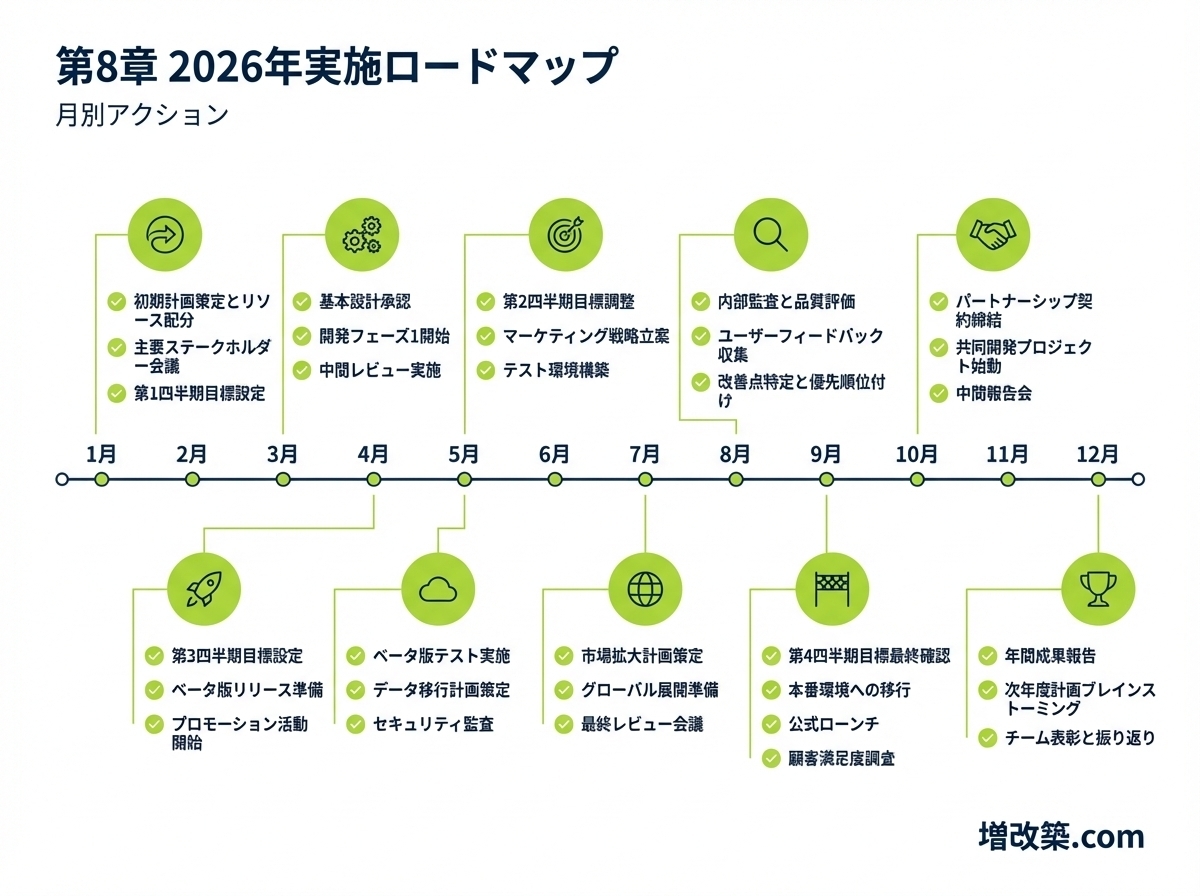 2026年実施ロードマップ（月別アクション）