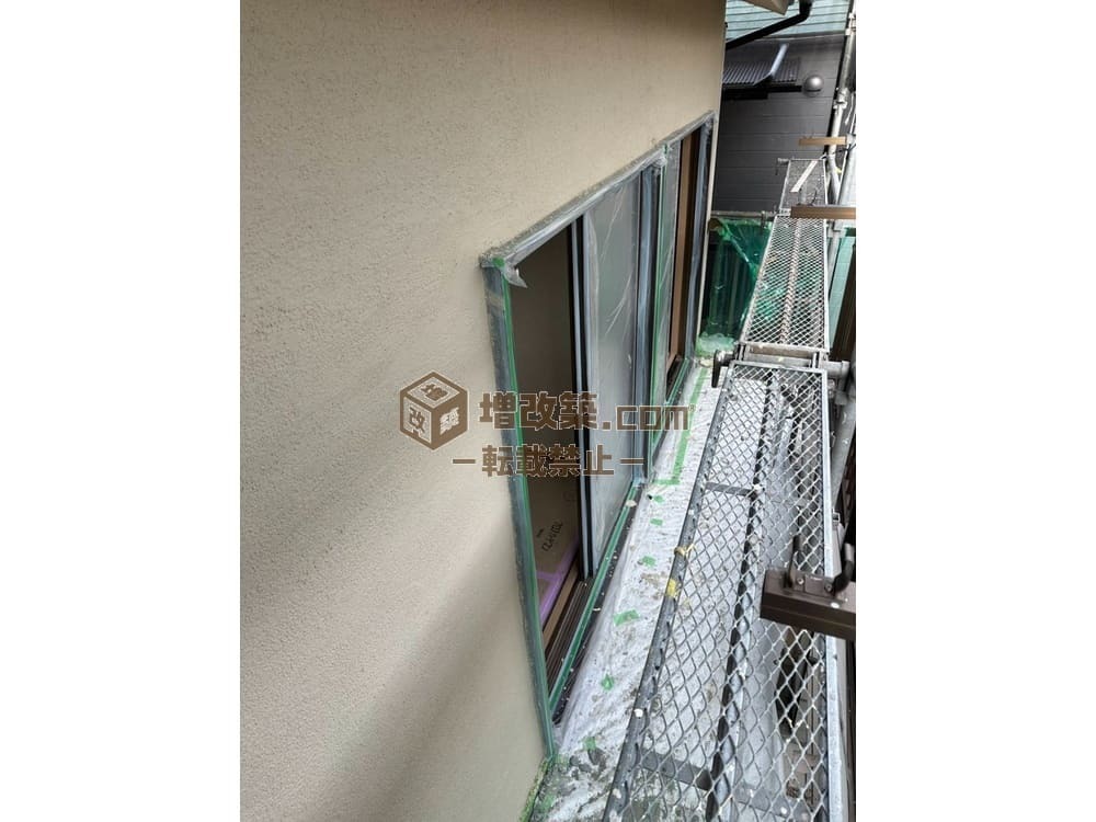 ハーフスケルトン　外壁工事