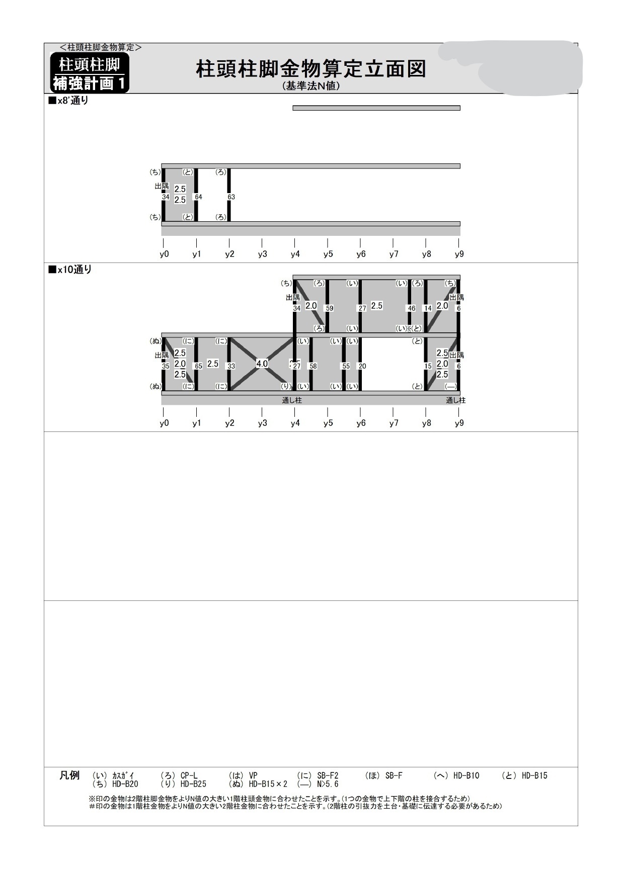 豊島区　戸建リノベ　金物補強計画