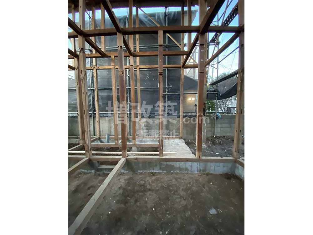 東京都台東区　戸建てスケルトン解体後