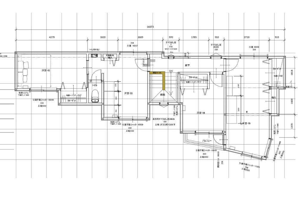 大田区A様邸　2階平面図リノベーション後