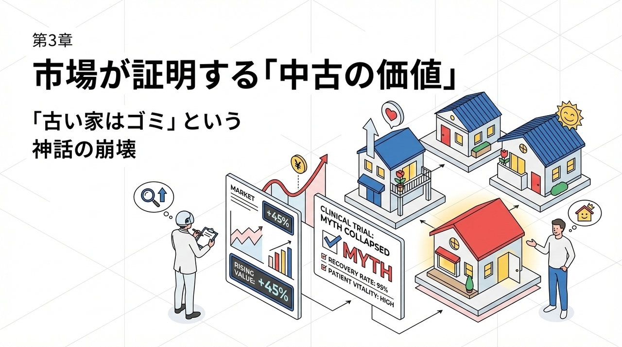 6.4 第3章：市場が証明する「中古の価値」 — 「古い家はゴミ」という神話の崩壊