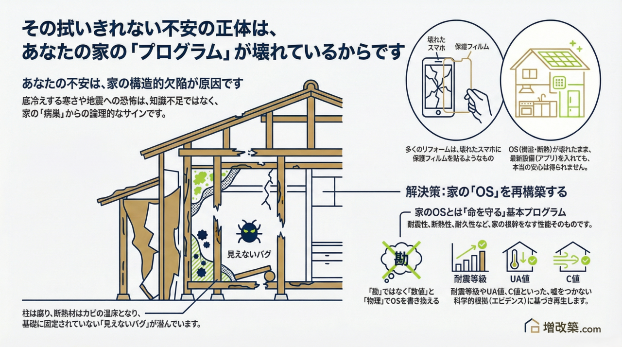 1. 序章：その拭いきれない不安の正体は、あなたの家の「プログラム」が壊れているからです