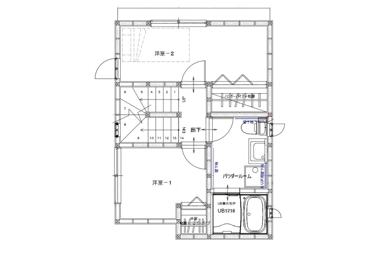 東京都渋谷区　T様邸　新規平面図