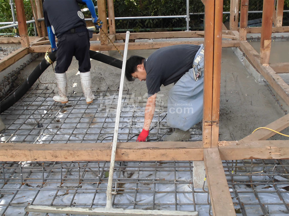 布基礎からベタ基礎への基礎補強