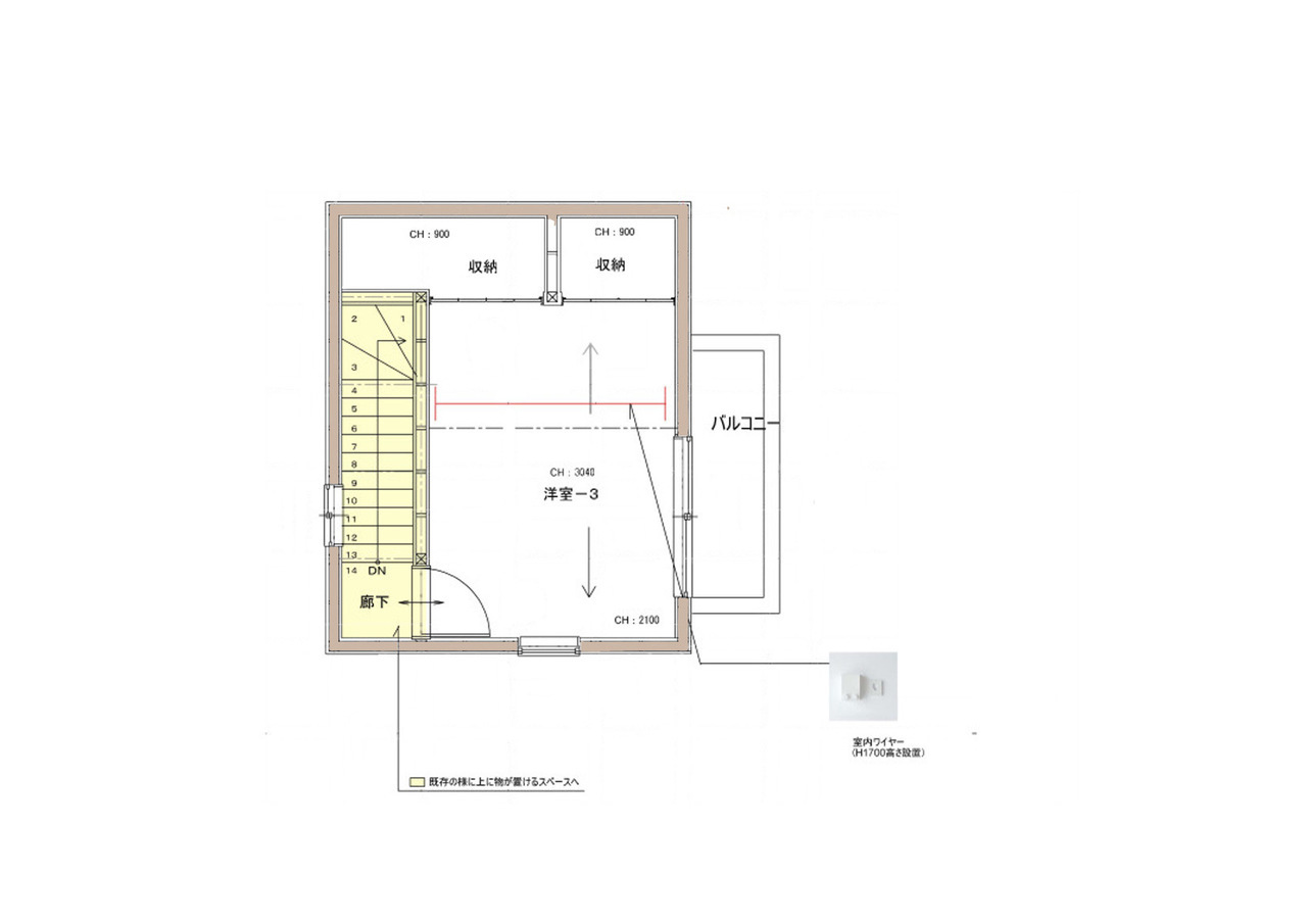 台東区　戸建てフルリノベ　新規図面