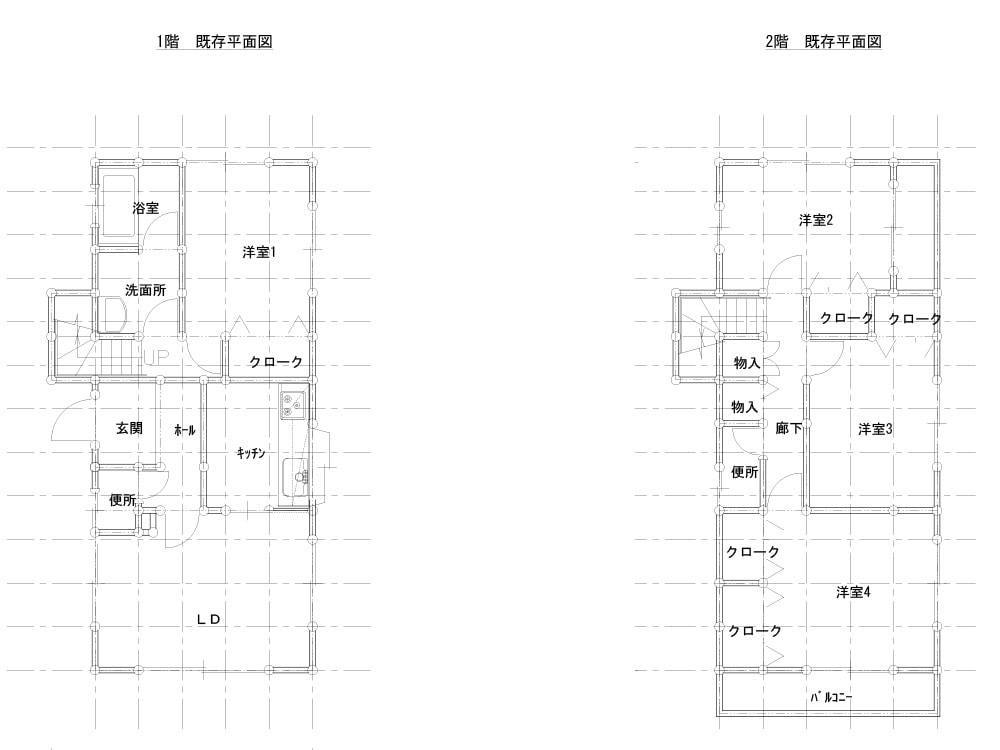 世田谷区S様　既存平面図