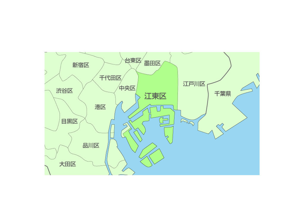 江東区　マップ