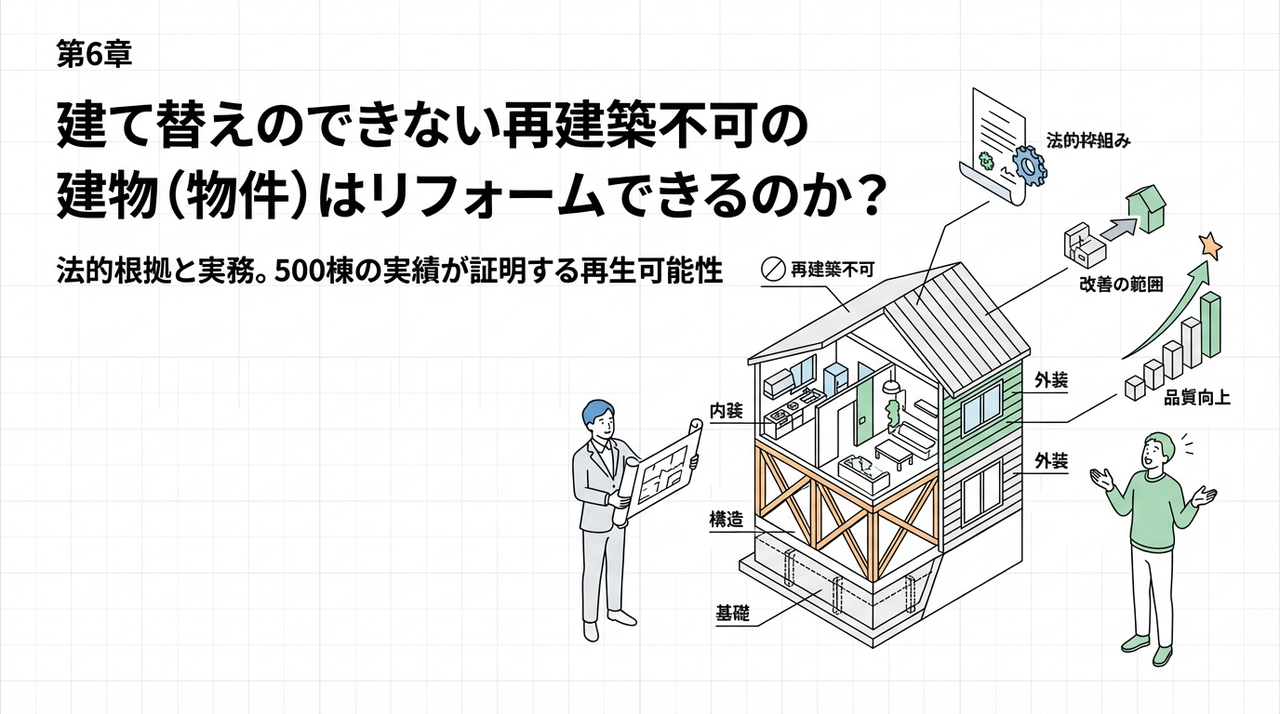 再建築不可はどこまでリフォームできるのか？