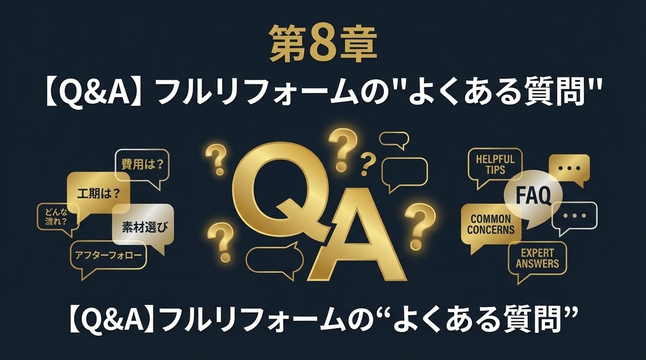 第8章：【Q&A】フルリフォームの“よくある質問”