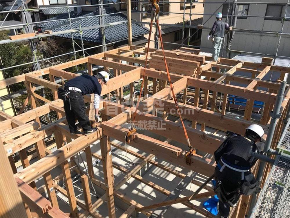 新潟県阿賀野市　TK様邸　建て方工事