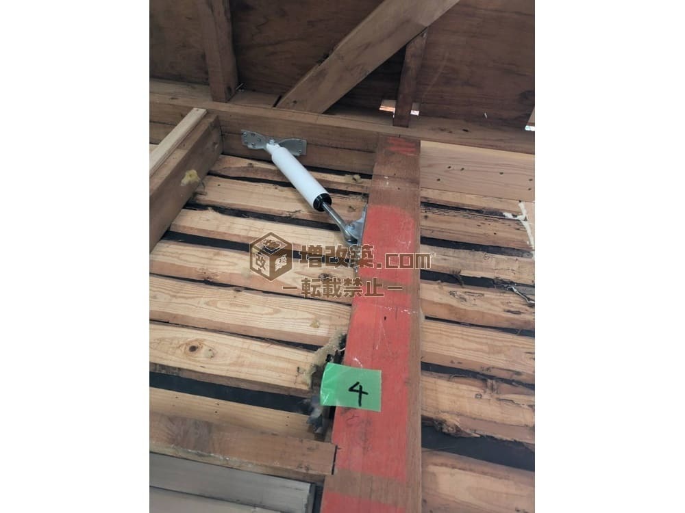 ハーフスケルトン　金物補強