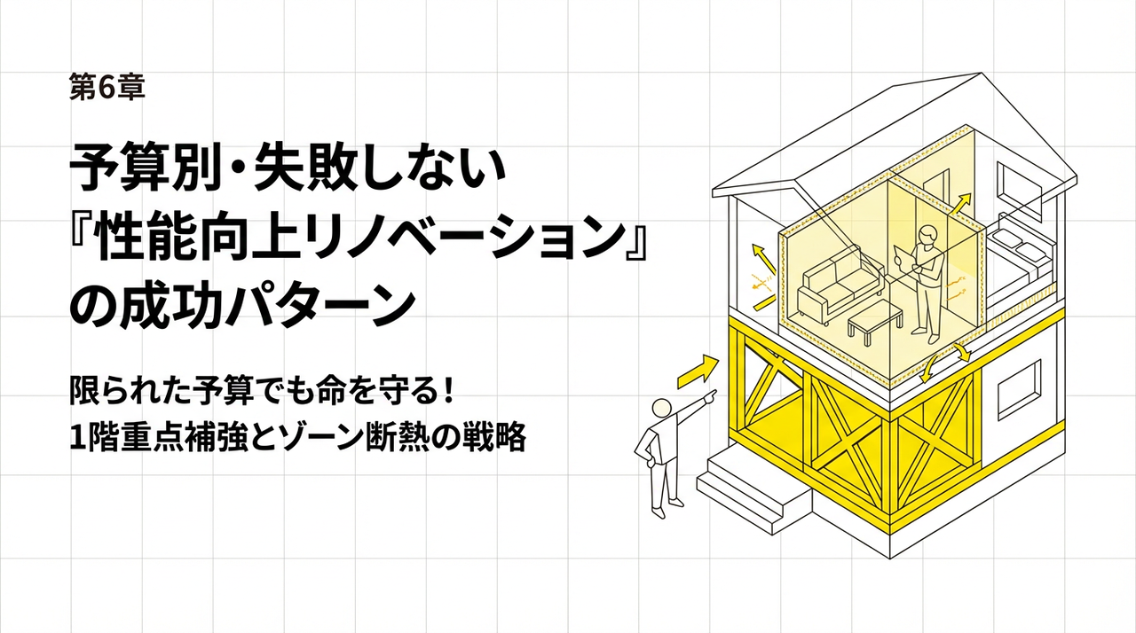 予算別・失敗しない「性能向上リノベーション」の成功パターン