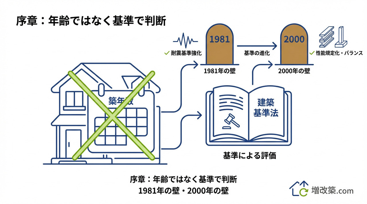 家の「年齢」ではなく「基準」で判断せよ