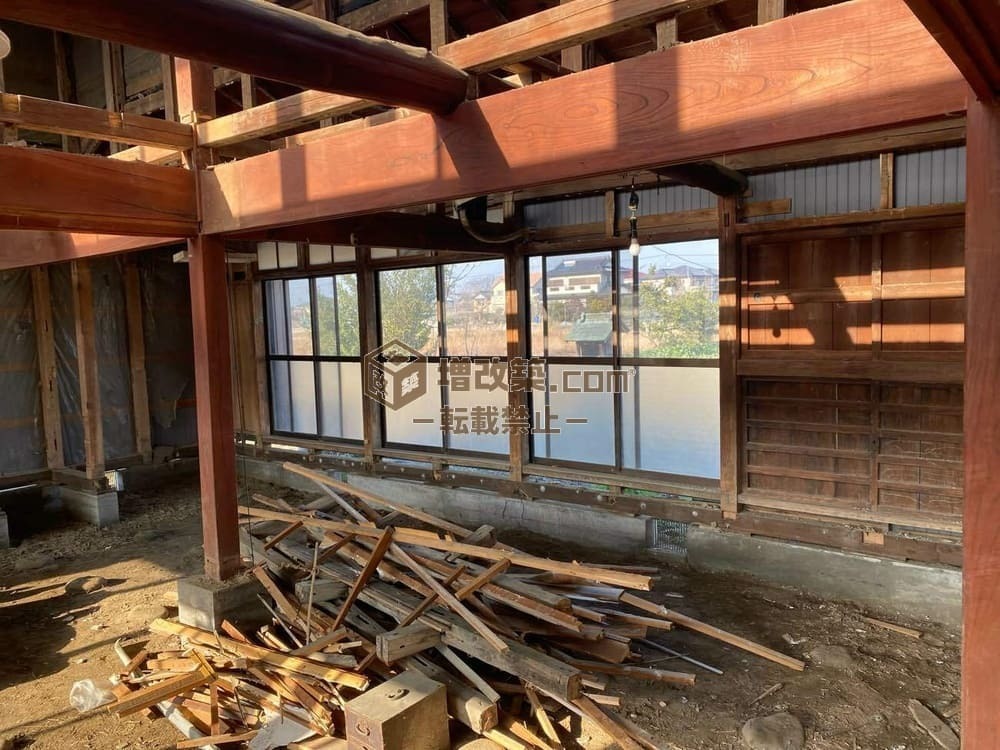 EMを採用した自然素材古民家リノベーション　解体