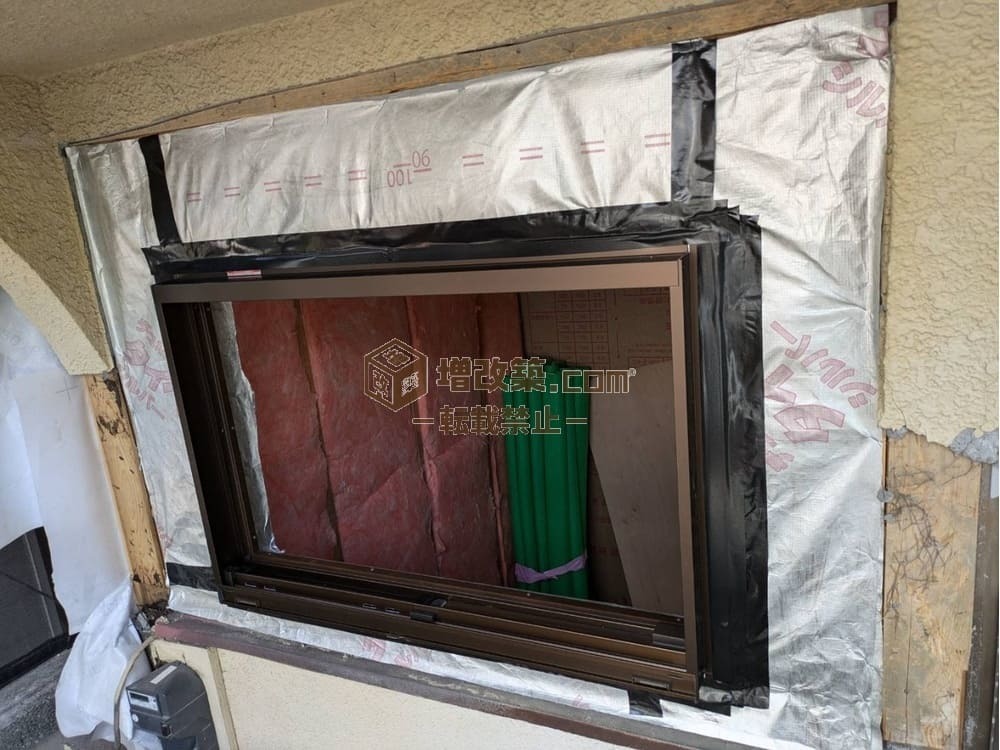 ハーフスケルトン　外壁工事