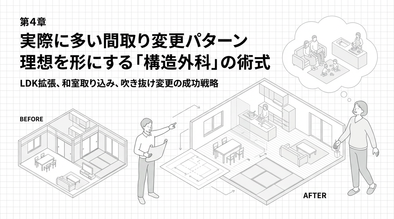 ツーバイフォー住宅の間取り変更完全ガイド｜抜ける壁・抜けない壁、費用、補強方法まで解説