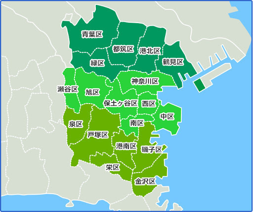 横浜市　マップ