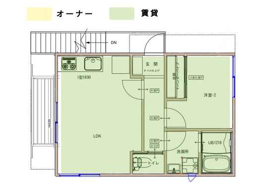 賃貸併用二世帯