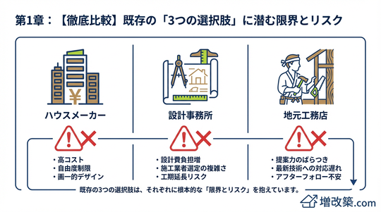 第1章：【徹底比較】既存の「3つの選択肢」に潜む限界とリスク