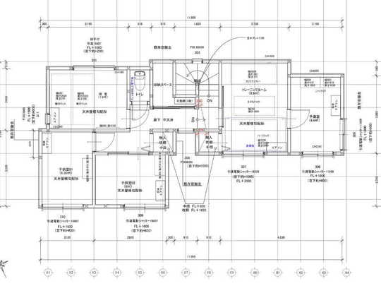 大田区O様邸　リノベーション後平面図　2階