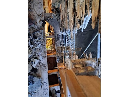 ハーフスケルトン　柱の腐食