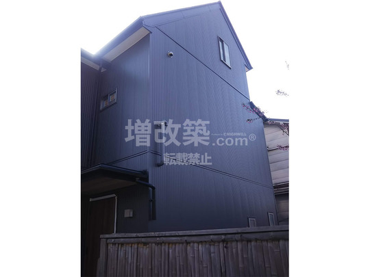 外壁竣工　谷中