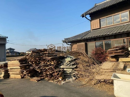 EMを採用した自然素材古民家リノベーション　解体