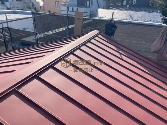 ハーフスケルトン　新規屋根