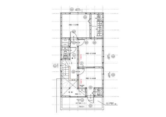 東京都墨田区　２階新規平面図