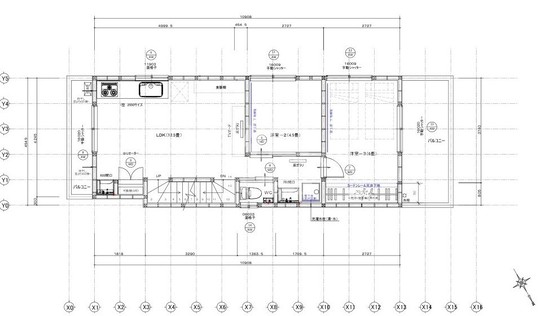 中央区　S様邸　平面図