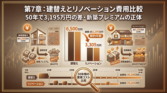 建て替えとリノベーションの費用比較