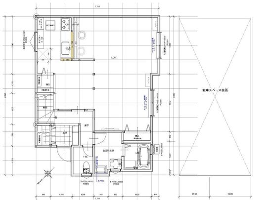 杉並区H様　新規平面図